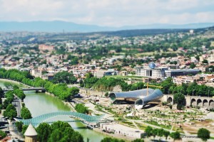 Uitzicht over Tbilisi