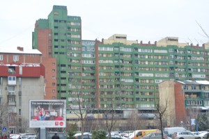 Flatgebouwen Pristina