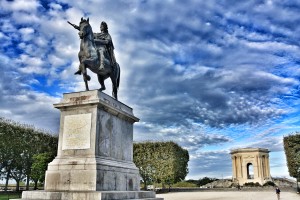 Standbeeld Louis 14e @ Promenade du Peyrou Montpellier