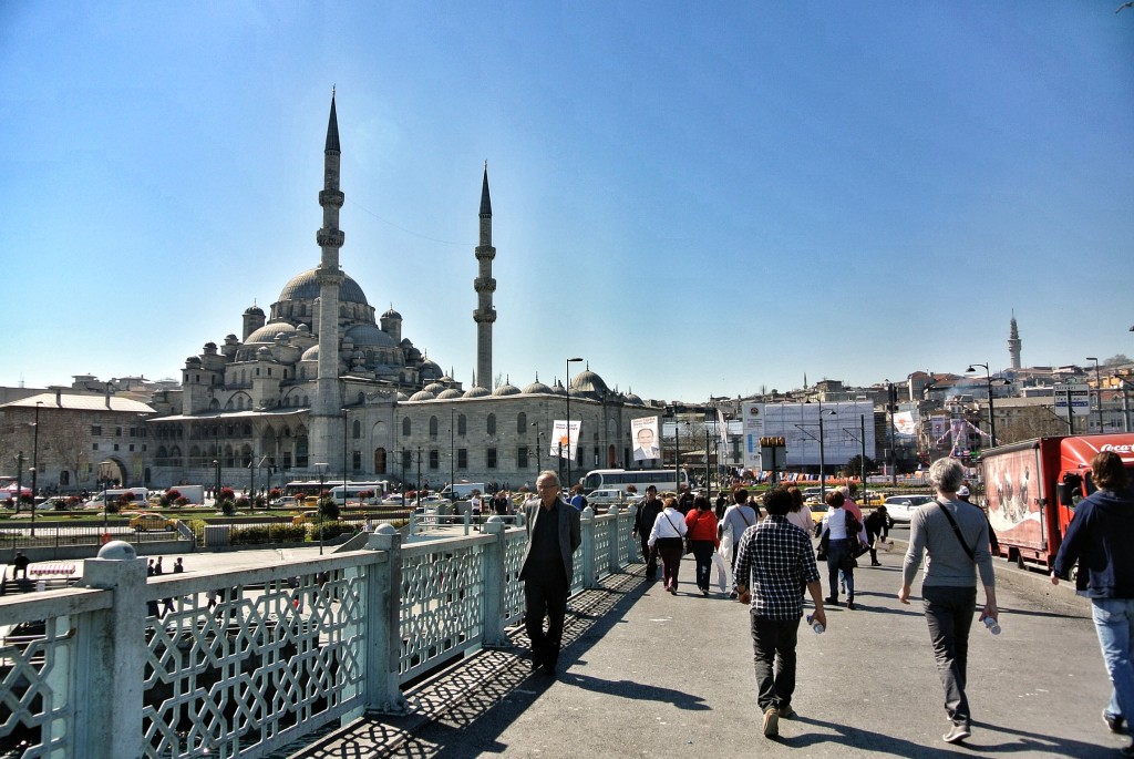 New Mosque and Bosporus Istanbul New Mosque and Bosporus Istanbul